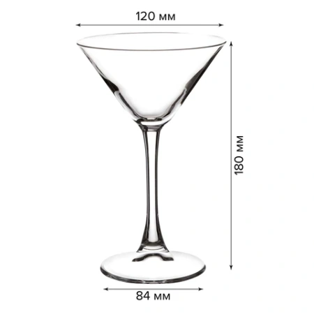 Бокал для мартини, коктейлей, на ножке, 215 мл, стекло, PASABAHCE "ЭНОТЕКА", 440061СЛ1 700569 - МСК «Форвард»