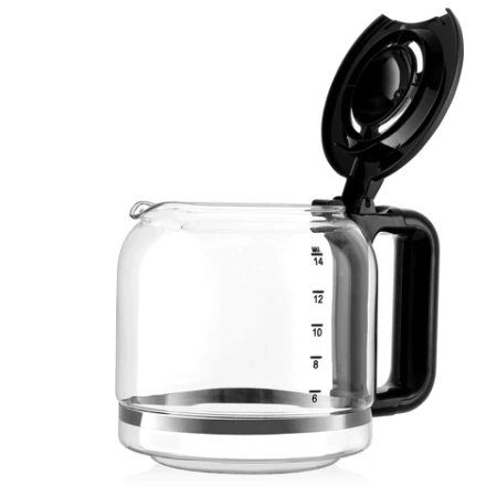 Кофеварка капельная BRAYER BR1124, 900 Вт, объем 1,8 л, LED-дисплей, поддержание температуры, черная 456900 - МСК «Форвард»