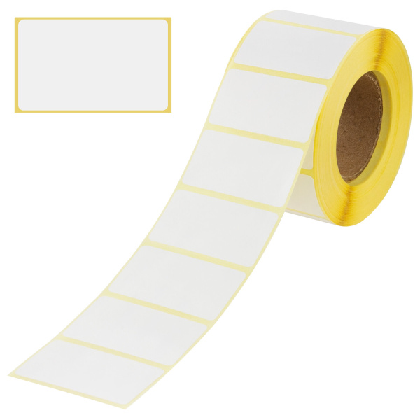 Этикетка термотрансферная ПОЛУГЛЯНЕЦ (43х25 мм), 1000 этикеток в ролике, 52199 111972