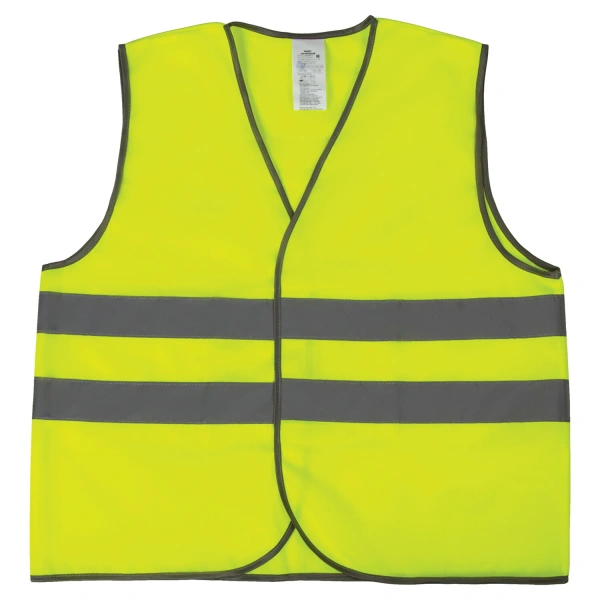Жилет сигнальный ГОСТ, 2 светоотражающие полосы, ЛИМОННЫЙ, XL (52-54), ПЛОТНЫЙ, ГРАНДМАСТЕР, 610834 ЧЕСТНЫЙ ЗНАК!
