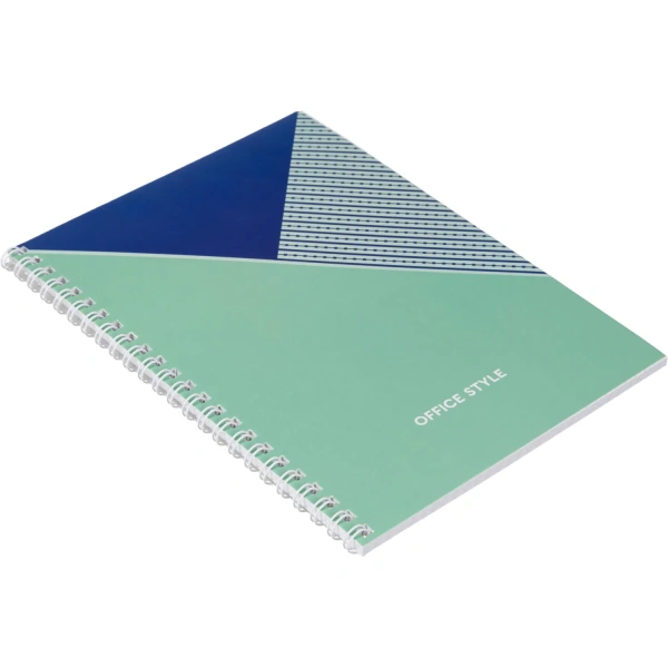 Бизнес-тетрадь Attache Office Style А5 48 листов бирюзовая в клетку на спирали 1516757 минпромторг - МСК «Форвард»