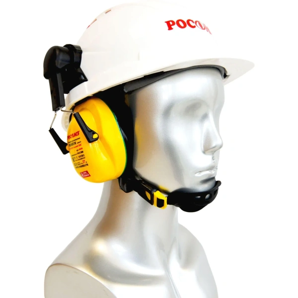 Наушники противошумные РОСОМЗ СОМЗ-65 Стальной Лев с креплением на каску 27 дБ желтые (60650) 1173296 минпромторг - МСК «Форвард»