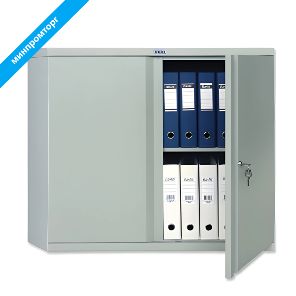 Шкаф-антресоль металлический офисный ПРАКТИК "AM-0891", (для шкафа "АМ-1891" код 290093), разборный  290355