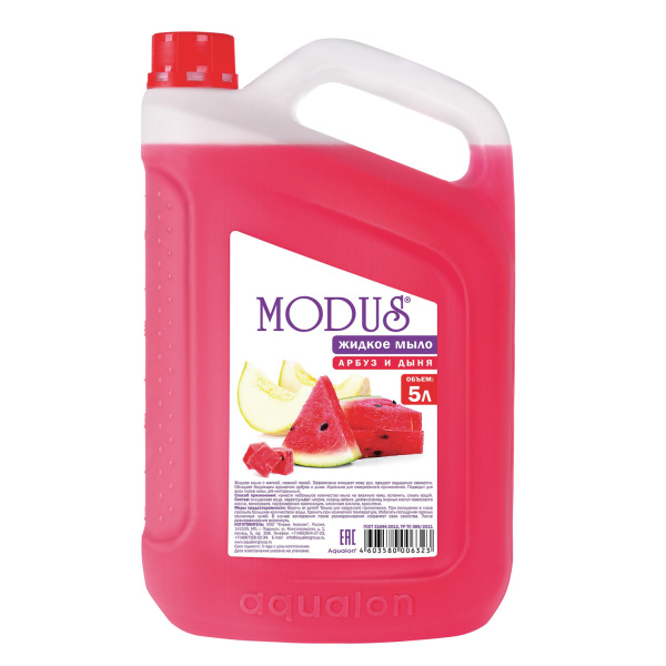 Мыло жидкое 5л MODUS "Арбуз и дыня", 106323 605711