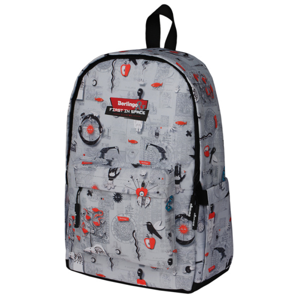 Рюкзак Berlingo Casual "First in Space" 39,5*27*13см, 1 отделение, 3 кармана, уплотненная спинка RU08142 336422