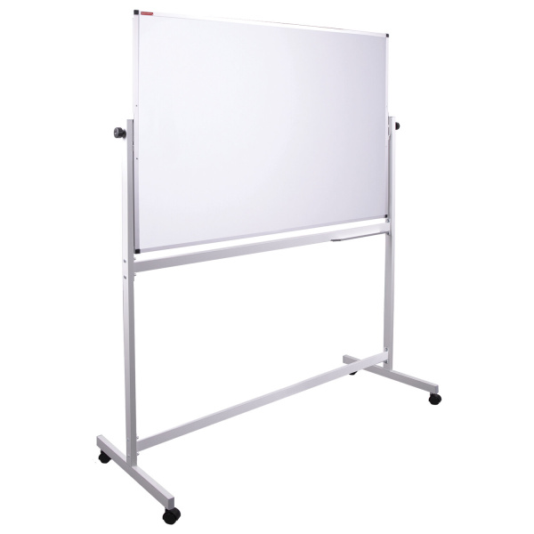 Доска магнитно-маркерная НА СТЕНДЕ 100х150см, 2-сторонняя, BRAUBERG, 238141