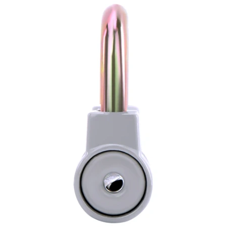 Замок навесной алюминиевый 60 мм цилиндрический "Стандарт", 3 ключа, RABBITEX (РАББИТЕКС), 671307 - МСК «Форвард»