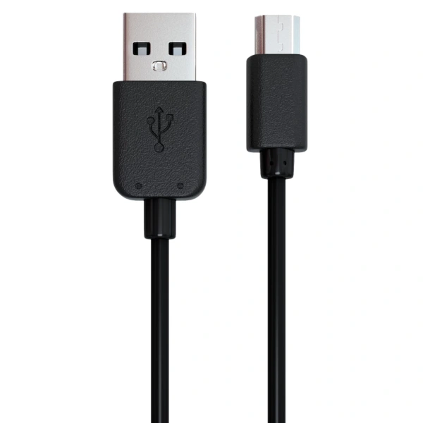 Кабель USB-microUSB 2.0 1м RED LINE, для подключения портативных устройств и периферии, черный УТ000 512608