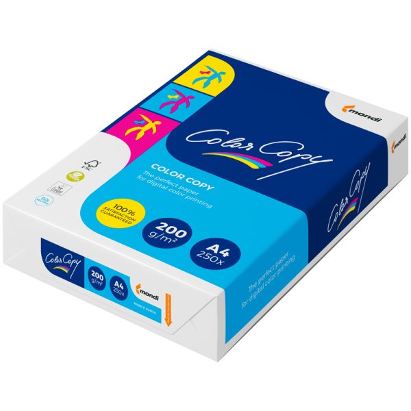 Бумага Color copy А4, 200г/м2, 250л 161% для цветной лазерной печати 65187 - МСК «Форвард»