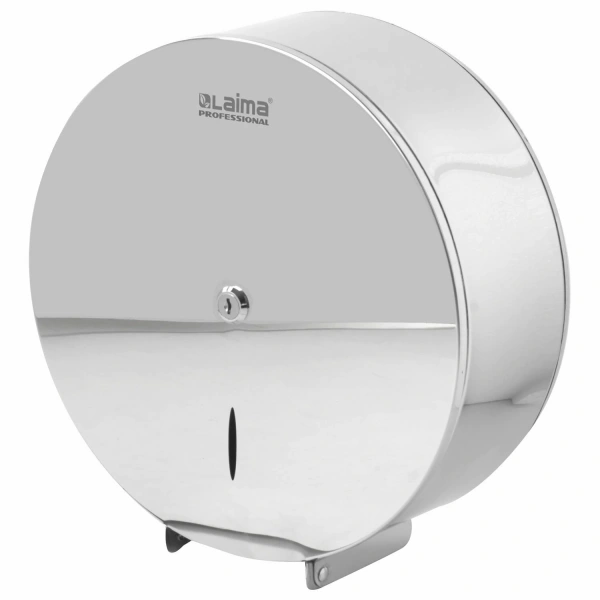 Диспенсер для туалетной бумаги LAIMA PROFESSIONAL INOX, (T1) БОЛЬШОЙ, нерж.сталь, зеркальный, 605701