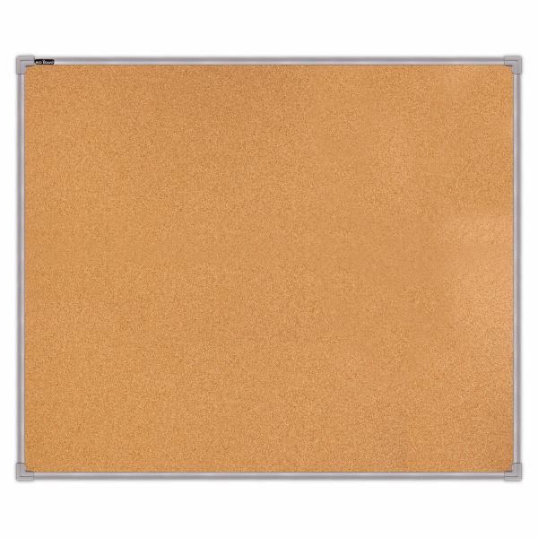 Доска пробковая для объявлений 100х120см, металлическая рамка, BOARDSYS, П*120 231698