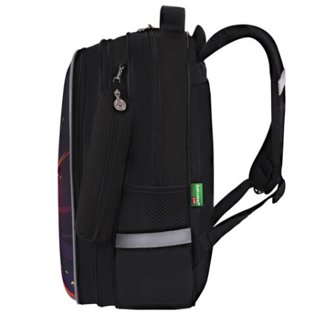 Рюкзак BRAUBERG KIDS MIND с пеналом в комплекте, 2 отделения, "Football", 40х28х18 см, 273178 - МСК «Форвард»