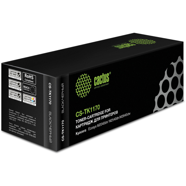Тонер-картридж CACTUS (CS-TK1170) для KYOCERA M2040dn/M2540dn/M2640idw, ресурс 7200 стр CS-TK1170 362961