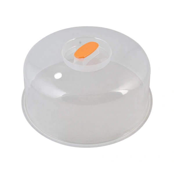 Крышка для микроволновых печей СВЧ, диаметр 23,5см, высокая , прозрачная, 12х23,5х23,5 см, 228 43228 601135