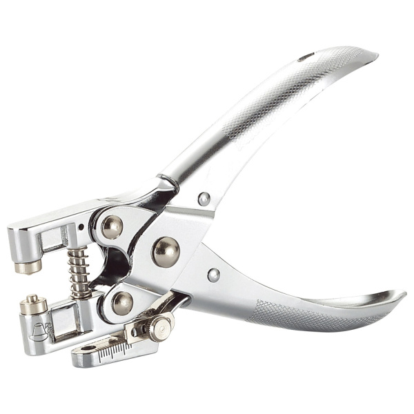 Дырокол на 1 отверстие для установки люверса (225143),диаметр отверстия 5мм,до 30л,хром,KW-trio,9718  225148