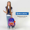 Ранец BRAUBERG PREMIUM, 2 отделения, с брелоком, "Cute fox", LED-ЛАМПОЧКИ, 38х29х16 см, 272019 - МСК «Форвард»