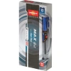 Ручка гелевая Unomax (Unimax) Max Gel синяя узел 0,5мм игольч. након. грип корпус прозрачный 722472 - МСК «Форвард»