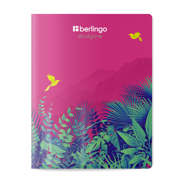 Тетрадь 48л., A5, клетка Berlingo "Flower Art", 80г/м2, софт-тач, ассорти CBs_48S20 380576 - МСК «Форвард»