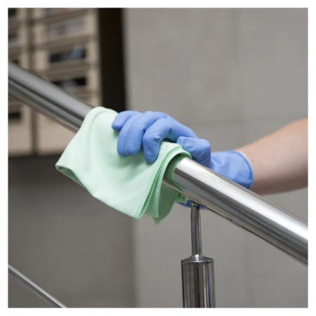 Перчатки латексные КЩС, сверхпрочные, плотные, хлопковое напыление, размер 7, S (малый), синие, HQ Profiline, 74733 608757 - МСК «Форвард»