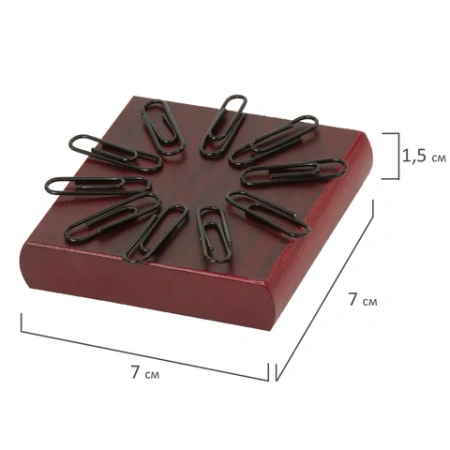 Набор подарочный настольный BESTAR "Platon" из дерева, 11 предметов, цвет "красное дерево", 236373 - МСК «Форвард»