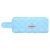 Пенал-косметичка HEIKKI (ХЕЙКИ) с ручкой, 1 отделение, стеганый полиэстер, 21х8х5 см, голубой, 273607 - МСК «Форвард»