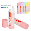 Клей-карандаш Kores Pastel 20 г ассорти:розовый, желтый, фиолетовый ,мятный 1140943 - МСК «Форвард»
