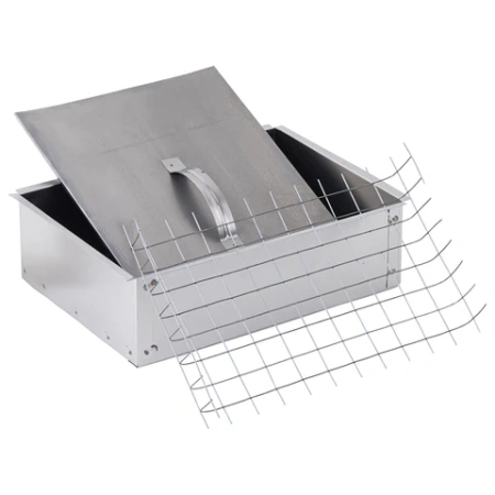 Коптильня одноярусная металлическая, размер 350х260х100 мм, в гофрокоробе, 701729 - МСК «Форвард»