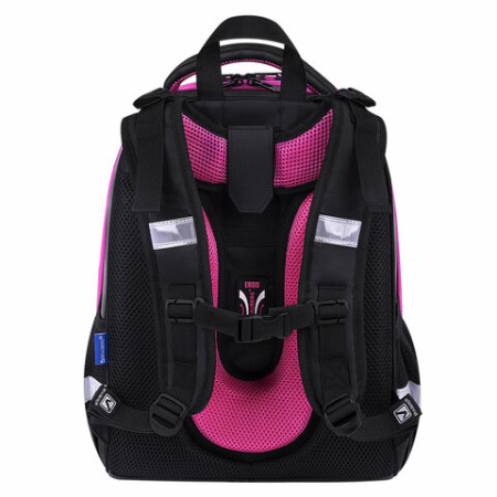 Ранец BRAUBERG SHINY, 2 отделения, с брелоком, "Glad to be cat", 38х28х14 см, 271382 - МСК «Форвард»