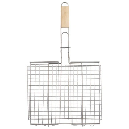 Решетка-гриль ГЛУБОКАЯ универсальная, размер 320х260 мм, глубина 50 мм, никелированное покрытие, РГК3НЭ 701750  - МСК «Форвард»