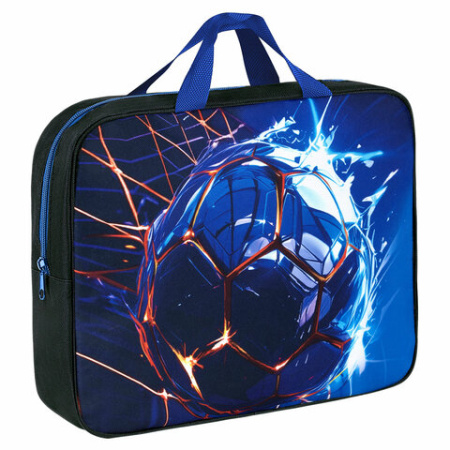 Папка на молнии с ручками BRAUBERG А4, 1 отделение, полиэстер, 80 мм, "Score goal", 273304 ПРОДАЖИ ПРЕКРАЩЕНЫ - МСК «Форвард»