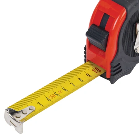 Рулетка измерительная 7,5 м х 25 мм, обрезиненный корпус, 3 фиксатора, RABBITEX (РАББИТЕКС) Professional, 671358 - МСК «Форвард»