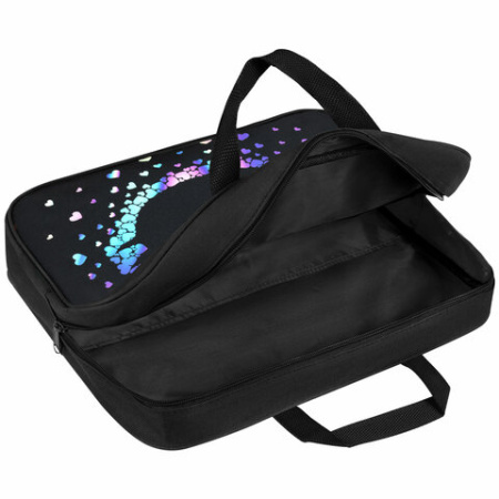 Папка на молнии с ручками BRAUBERG А4, 1 отделение, полиэстер, 80 мм, "Pretty face", 273307 ПРОДАЖИ ПРЕКРАЩЕНЫ - МСК «Форвард»