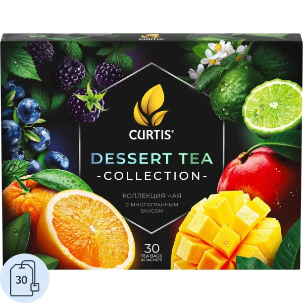 Чай ассорти Curtis Dessert Tea Collection 30 сашет E1843604 1423048 - МСК «Форвард»