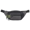 Сумка на пояс HEIKKI PROMPT (ХЕЙКИ), 2 отделения, регулируемый ремень, карман-антивор, черная, 37х14х5 см, 273928 - МСК «Форвард»