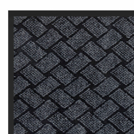 Коврик придверный 60х90 см, СЕРЫЙ, влаго-грязезащитный, 450 г/м2, плетение, PRIMILA KRAFT, 701050 - МСК «Форвард»