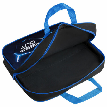 Папка на молнии с ручками BRAUBERG А4, 1 отделение, полиэстер, 80 мм, "Digital lava", 272182 - МСК «Форвард»