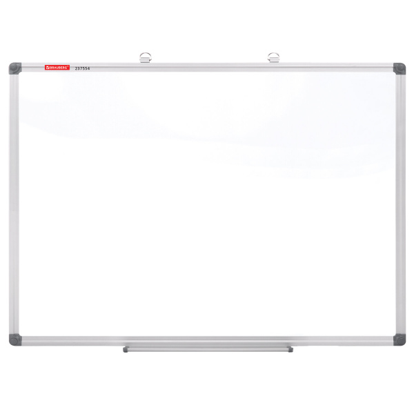 Доска магнитно-маркерная 60х90см, алюминиевая рамка, BRAUBERG Extra, 237554