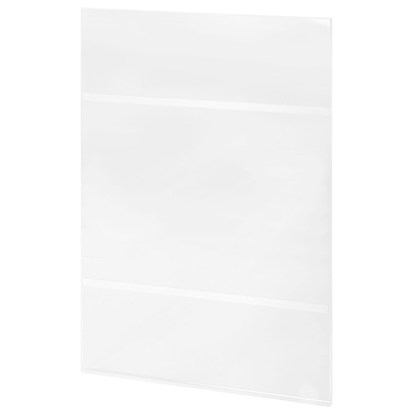 Подставка настенная для рекл.материалов ВЕРТИКАЛЬНАЯ (210х297мм), А4, САМОКЛЕЯЩАЯСЯ,BRAUBERG,290432