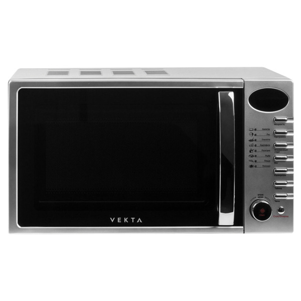 Микроволновая печь VEKTA TS720ATS, объем 20л, мощнось 700Вт, электронное управление, таймер, серебро 454787
