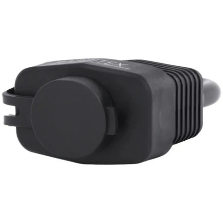 Замок навесной стальной 40 мм "Всепогодный", оцинкованный, прорезиненный, 3 ключа, RABBITEX (РАББИТЕКС), 671300 - МСК «Форвард»