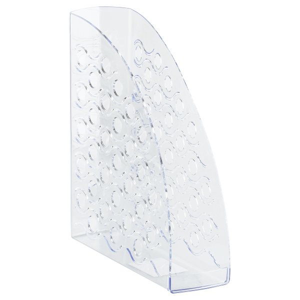 Лоток для бумаг вертикальный СТАММ "Вега", прозрачный, ширина 90мм ЛТВ-31341 351506   - МСК «Форвард»