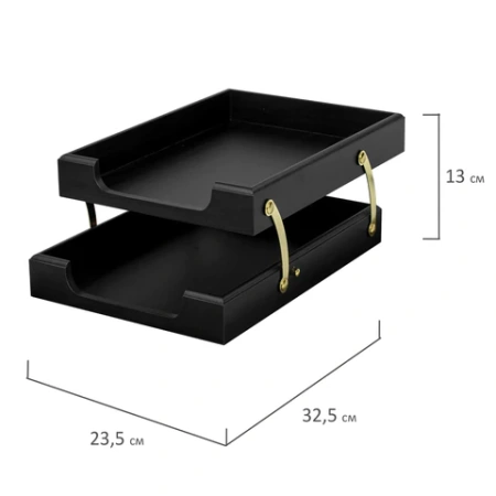 Набор подарочный настольный BESTAR "Artemis" из дерева, 10 предметов, цвет "черное дерево", 237216 - МСК «Форвард»