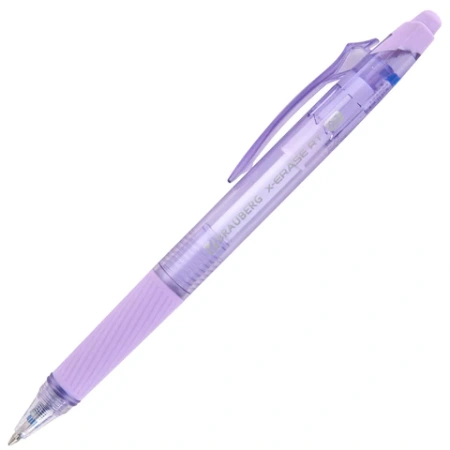 Ручка гелевая стираемая автоматическая BRAUBERG "X-ERASE RT PASTEL COLOR", СИНЯЯ, пишущий узел 0,7 мм, линия письма 0,5 мм, 144424 - МСК «Форвард»
