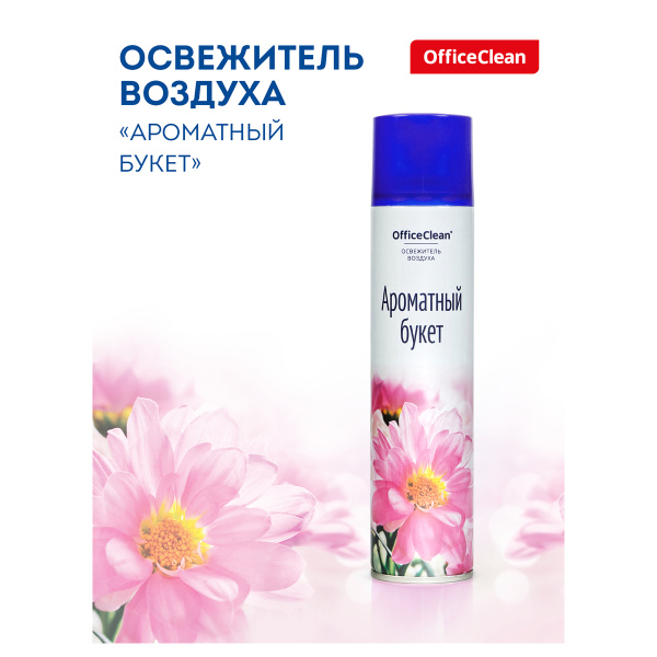 Освежитель воздуха аэрозольный OfficeClean "Ароматный букет", 300мл 250370 ЧЕСТНЫЙ ЗНАК! - МСК «Форвард»