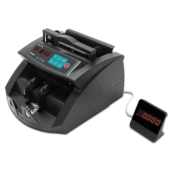 Счетчик банкнот MERTECH C-3000 BLACK, 1000 банкнот/мин., ИК, УФ детекция, фасовка, чёрный, 5515 291252