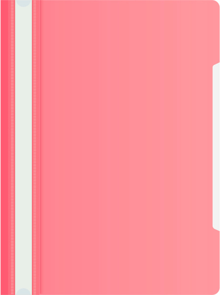 Скоросшиватель Бюрократ пластик PS20PINK A4 прозрач.верх.лист розовый 0.12/0.16