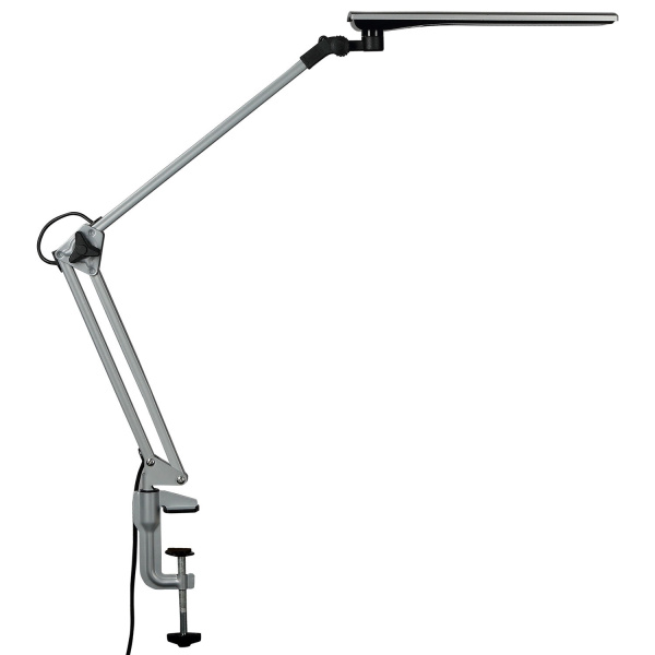 Настольная лампа светильник Трансвит Сириус С16С на струбцине, СВЕТОДИОДНАЯ, 7 Вт, се  235410ребро С16С 235410