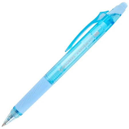 Ручка гелевая стираемая автоматическая BRAUBERG "X-ERASE RT PASTEL COLOR", СИНЯЯ, пишущий узел 0,7 мм, линия письма 0,5 мм, 144424 - МСК «Форвард»