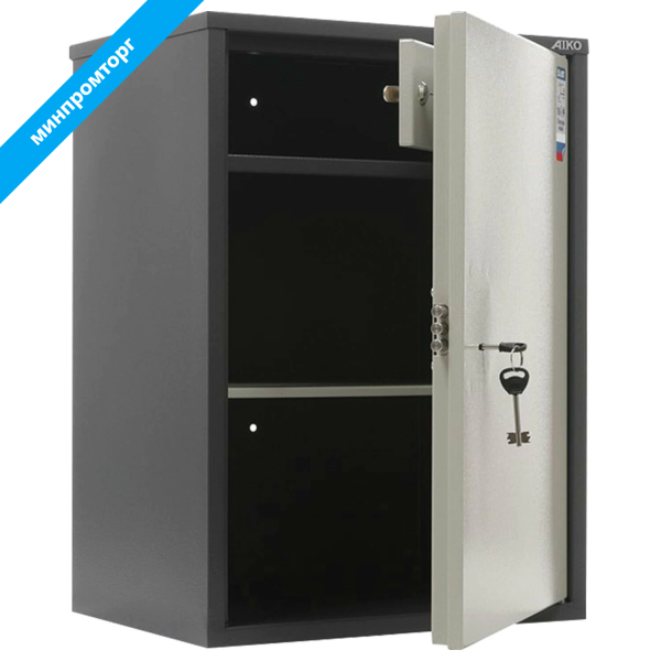 Шкаф металлический для документов AIKO "SL-65Т" ГРАФИТ, (в630*ш460*г340мм;17кг), S10799060502 291191
