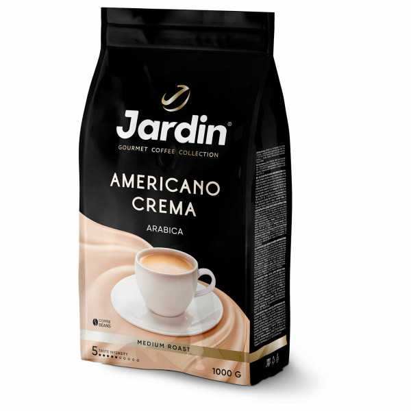 Кофе в зернах JARDIN "Americano Crema" 1 кг, 1090-06-Н 621977